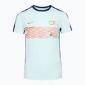 Tricou de fotbal pentru copii Nike CR7 Academy Dri-FIT barely green/ blue void/ metallic gold