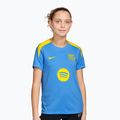 Tricou de fotbal pentru copii Nike FC Barcelona Strike SE Jr university blue/opti yellow