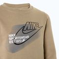 Bluză pentru copii Nike Sportswear Standard Issue Crew-Neck khaki 3