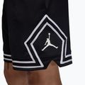 Spodenki koszykarskie męskie Nike Jordan Mesh Diamond 4" black/white/white 6