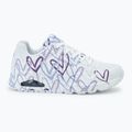Încălțăminte pentru femei SKECHERS JGoldcrown Uno Spread The Love white/light purple 2