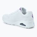 Încălțăminte pentru femei SKECHERS JGoldcrown Uno Spread The Love white/light purple 3