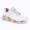 Încălțăminte pentru femei SKECHERS Uno Lite Exuberant Hearts white/multi