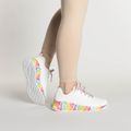 Încălțăminte pentru femei SKECHERS Uno Lite Exuberant Hearts white/multi 2