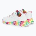 Încălțăminte pentru femei SKECHERS Uno Lite Exuberant Hearts white/multi 4