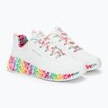 Încălțăminte pentru femei SKECHERS Uno Lite Exuberant Hearts white/multi 5