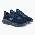 Încălțăminte pentru bărbați SKECHERS Bobs B Flex Chill Edge navy 4