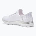 Încălțăminte pentru femei SKECHERS Summits Diamond Dream white/silver 3