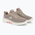 Încălțăminte pentru femei SKECHERS Go Walk 7 Clear Path taupe/pink 4