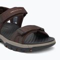 Sandale pentru bărbați SKECHERS Tresmen Ryer chocolate 7
