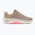 Încălțăminte pentru femei SKECHERS Go Walk Arch Fit 2.0 Balin taupe/multi 2