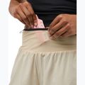 Pantaloni scurți de alergare pentru femei HOKA Skyglide oatmeal 5
