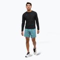 Pantaloni scurți de alergare HOKA Glide 7'' 2in1 pentru bărbați nountain fog 2