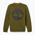 Bluză pentru bărbați Timberland Tree Logo Crew Neck dark olive 5