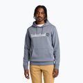 Bluză pentru bărbați Timberland Linear Logo Hoodie folkstone gray