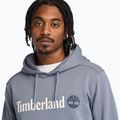 Bluză pentru bărbați Timberland Linear Logo Hoodie folkstone gray 4