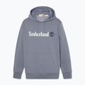 Bluză pentru bărbați Timberland Linear Logo Hoodie folkstone gray 5