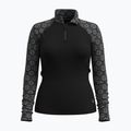 Bluză termoactivă pentru femei Smartwool Classic Thermal Merino Base Layer 1/4 Zip Boxed black digi snow 3