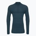 Bluză termoactivă pentru bărbați Smartwool Intraknit Thermal Merino Base Layer 1/4 Zip twilight blue 3