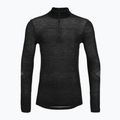 Bluză termoactivă pentru bărbați Smartwool Intraknit Thermal Merino Base Layer 1/4 Zip black/white