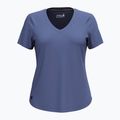 Tricou de trekking pentru femei Smartwool Active Ultralite V-Neck nightfall blue 3