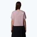 Tricou pentru femei The North Face Simple Dome Cropped Slim Tee metal pink 3