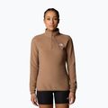 Bluză pentru femei The North Face 100 Glacier 1/4 Zip latte