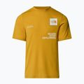 Tricou pentru bărbați The North Face Mountain Foundation Coordinates Tee turmeric 4