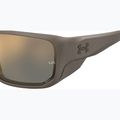 Ochelari de soare pentru bărbați Under Armour Attack MD S3 brwn metlzed/gold mirror oleophobic 7