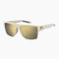 Ochelari de soare pentru bărbați Under Armour Launch 2/G S3 khaki/gold mirror 2