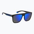 Ochelari de soare pentru bărbați Polaroid PLD 2162/S matte black blue/blue mirror polarized