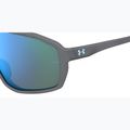 Ochelari de soare pentru copii Under Armour Gameday Jr S3 metalized grey/blue multilayer 7