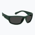 Ochelari de soare polarizați pentru bărbați Polaroid PLD 2166/S mat verde/gri