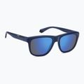 Ochelari de soare polarizați Polaroid PLD 2163/S albastru mat/oglindă albastră