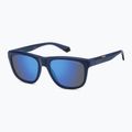 Ochelari de soare polarizați Polaroid PLD 2163/S albastru mat/oglindă albastră 2