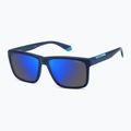 Ochelari de soare pentru bărbați Polaroid PLD 2164/S matte blue/blue mirror polarized 2