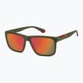 Ochelari de soare pentru bărbați Polaroid PLD 2164/S military green/red multilayer polarized 2
