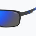 Ochelari de soare pentru bărbați Polaroid PLD 7058/S negru mat albastru/albastru oglindă polarizată hc 6