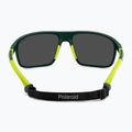Ochelari de soare Polaroid PLD 7058/S verde mat/verde oglindă polarizată cu contrast ridicat pentru bărbați 5