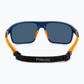 Ochelari de soare pentru bărbați Polaroid PLD 7058/S albastru mat/albastru polarizați cu contrast ridicat 5