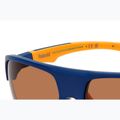Ochelari de soare pentru bărbați Polaroid PLD 7059/S albastru mat portocaliu/maro polarizat cu contrast ridicat 7