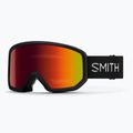 Ochleari de schi Smith Transfer black/red sol-x mirror