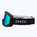 Ochleari de schi Smith Transfer black/green sol-x mirror 4