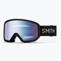 Ochleari de schi Smith Transfer black/blue sensor mirror