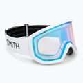 Ochleari de schi Smith Transfer white/blue sensor mirror