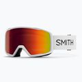 Ochleari de schi Smith Tribute white/red sol-x mirror