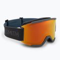 Ochleari de schi Smith Squad slate/chromapop pro photochromic red mirror
