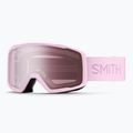 Ochelari de schi Smith Tribute S2 pink frost/ignitor mirror antifog