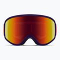 Ochelari de schi pentru copii Smith Reason OTG S3 deep plum gradient/red solx mirror antifog 2