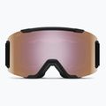 Ochelari de schi Smith Squad S2 black/chromapop everyday rose gold mirror 2